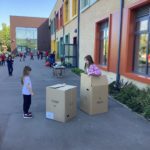 Box play at Teynham Primary School